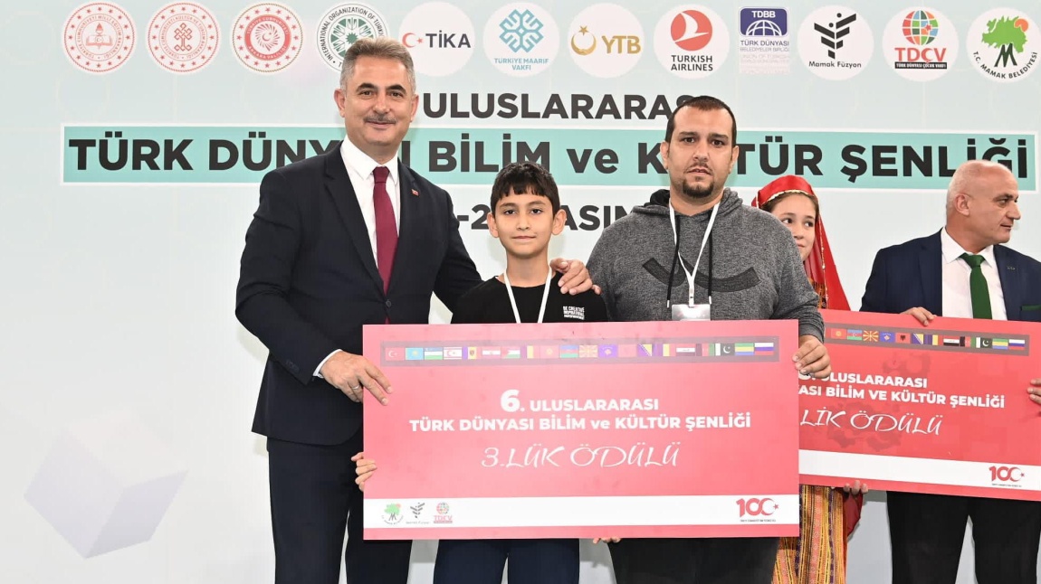 6. Uluslararası Türk Dünyası Bilim ve Kültür Şenliği'nde Derece Elde Ettik